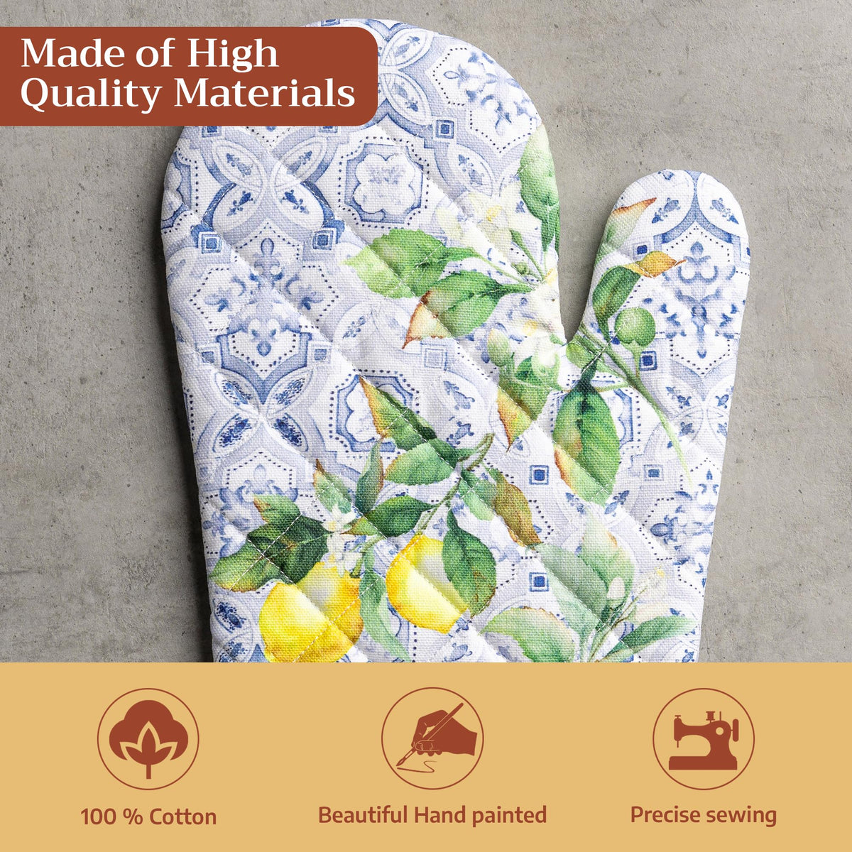 Citrus Oven Mitts