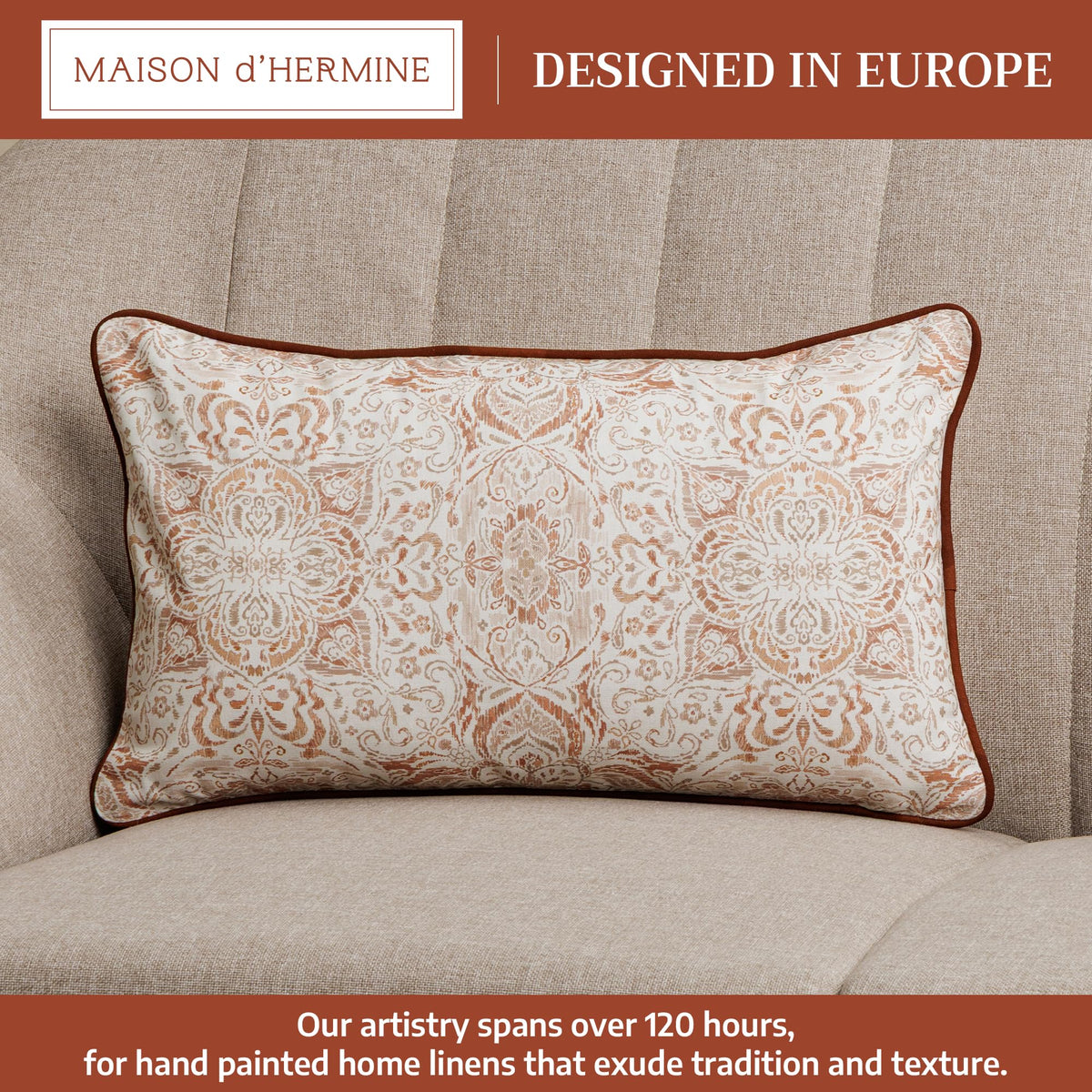 Damask Throw Pillow Covers