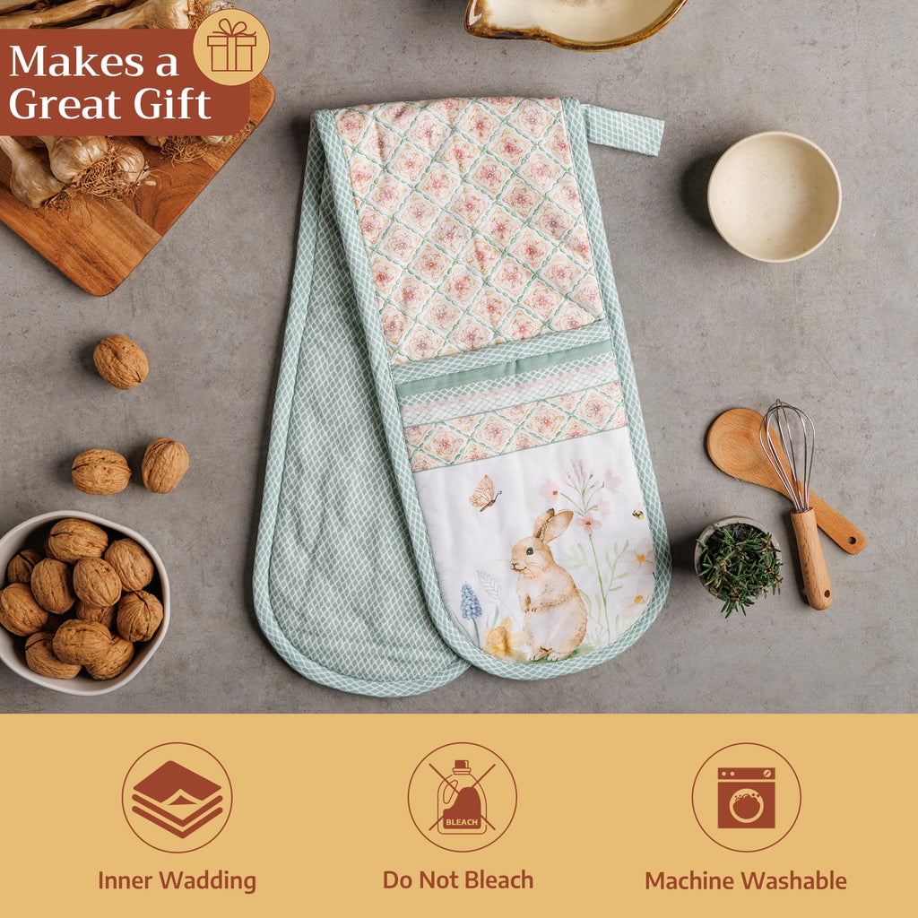 Easter Dew Double Oven Mitts