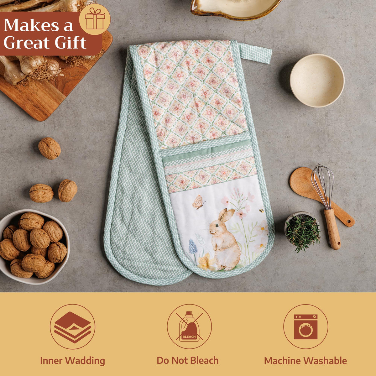 Easter Dew Double Oven Mitts