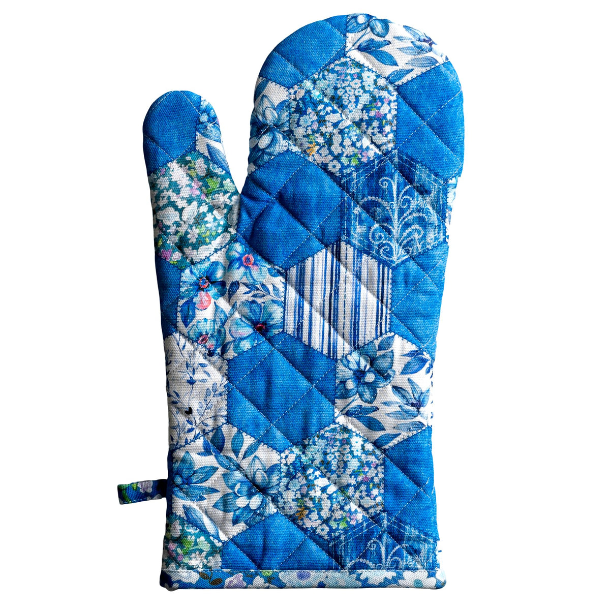 Summer Blues Oven Mitts