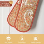 Kashmir Paisley Double Oven Mitts