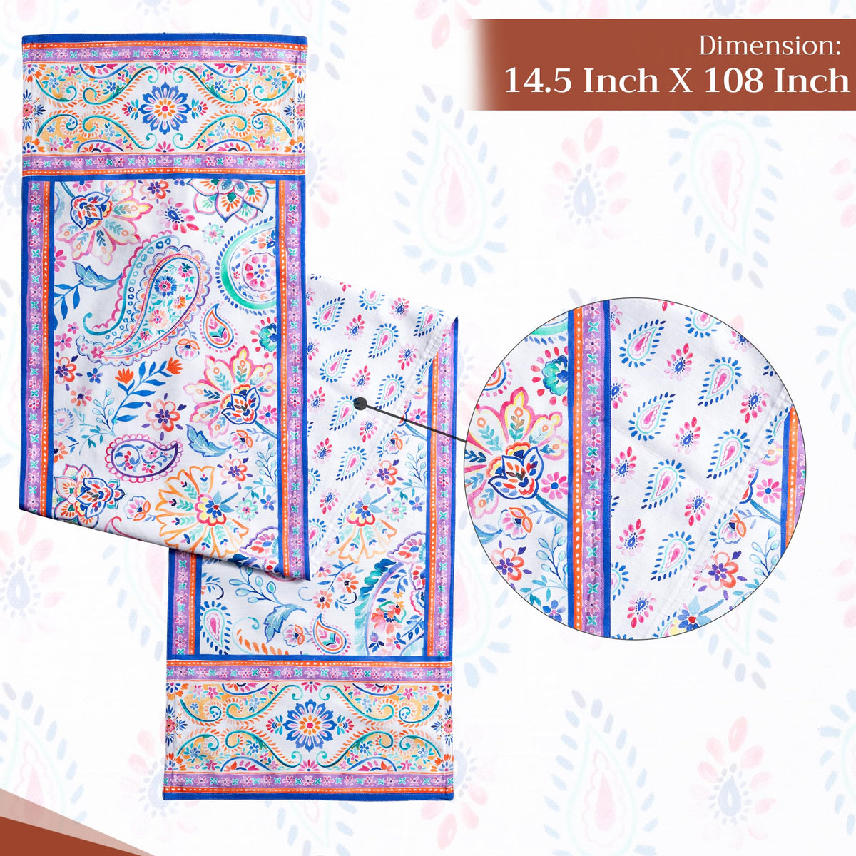 Indian Floral Table Runners