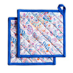 Indian Floral Pot Holders