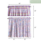 Indian Floral Kitchen Curtains