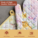 Easter Zest Oven Mitts + Pot Holders