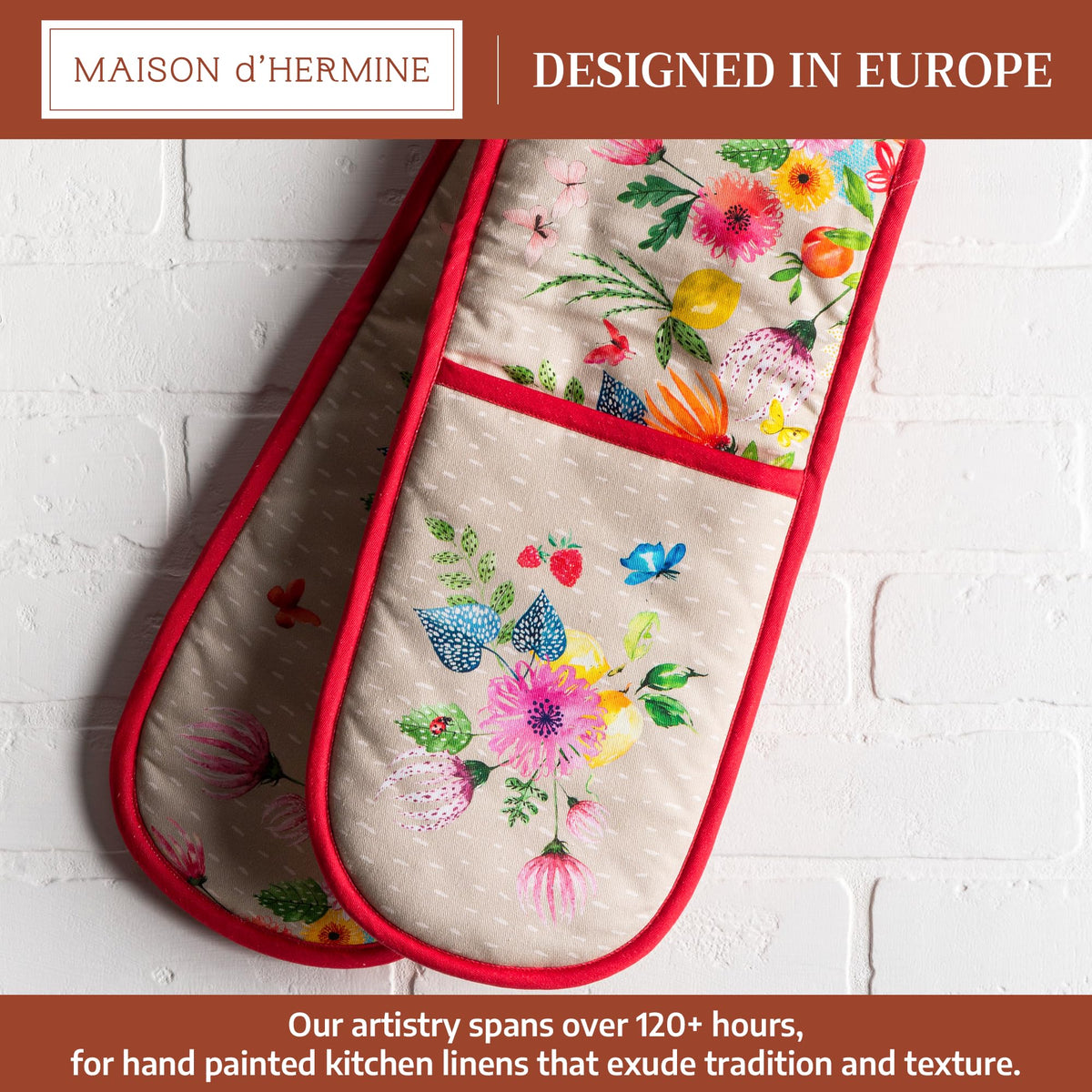 Jardin D'Ete Double Oven Mitts