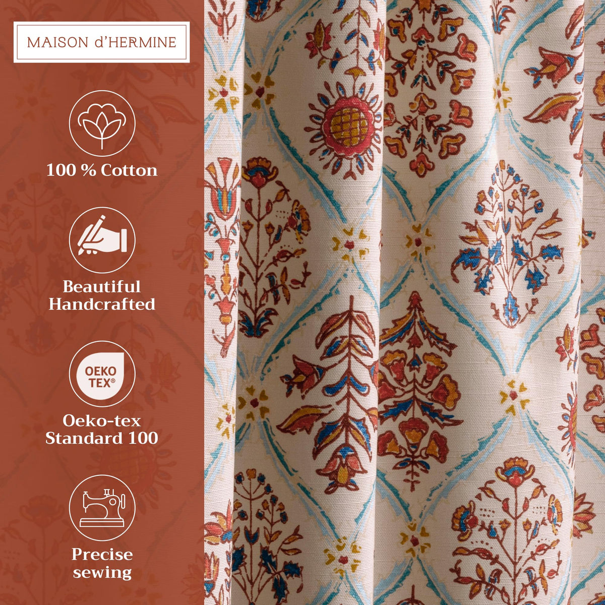Romane Kitchen Curtains