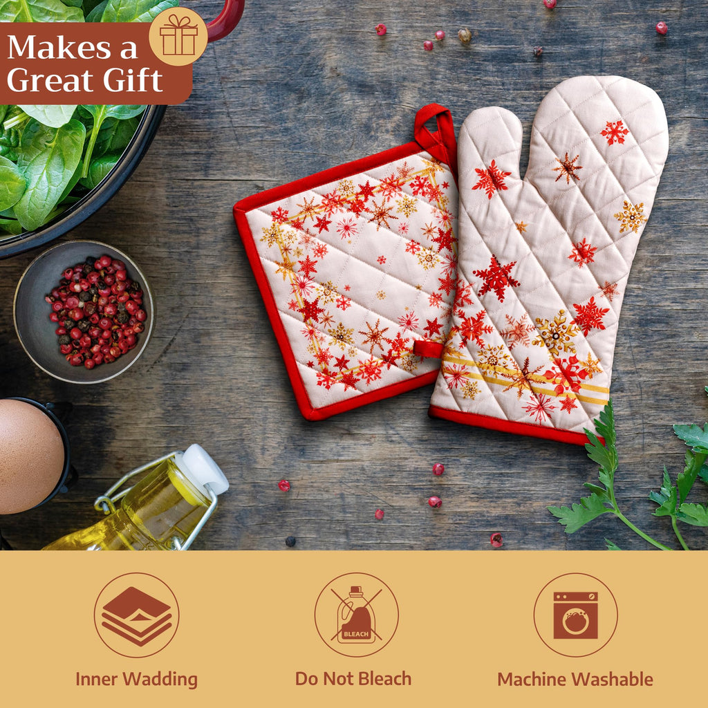 Crystal Star Oven Mitts + Pot Holders