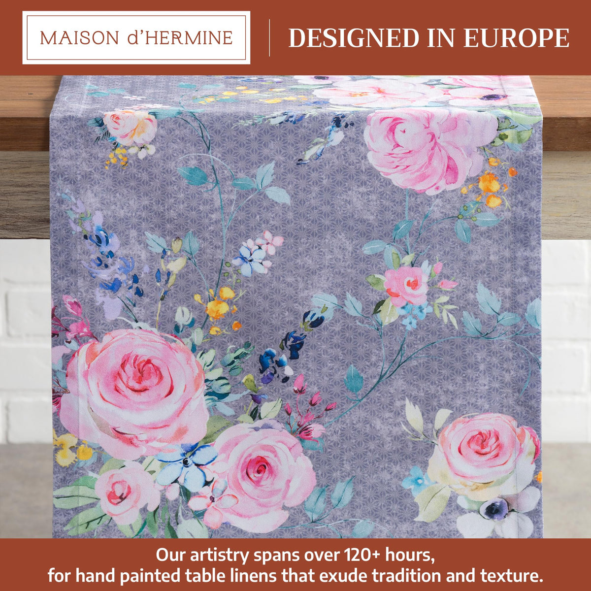 Sweet Rose Lavender Table Runners