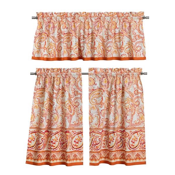 Palatial Paisley Kitchen Curtains