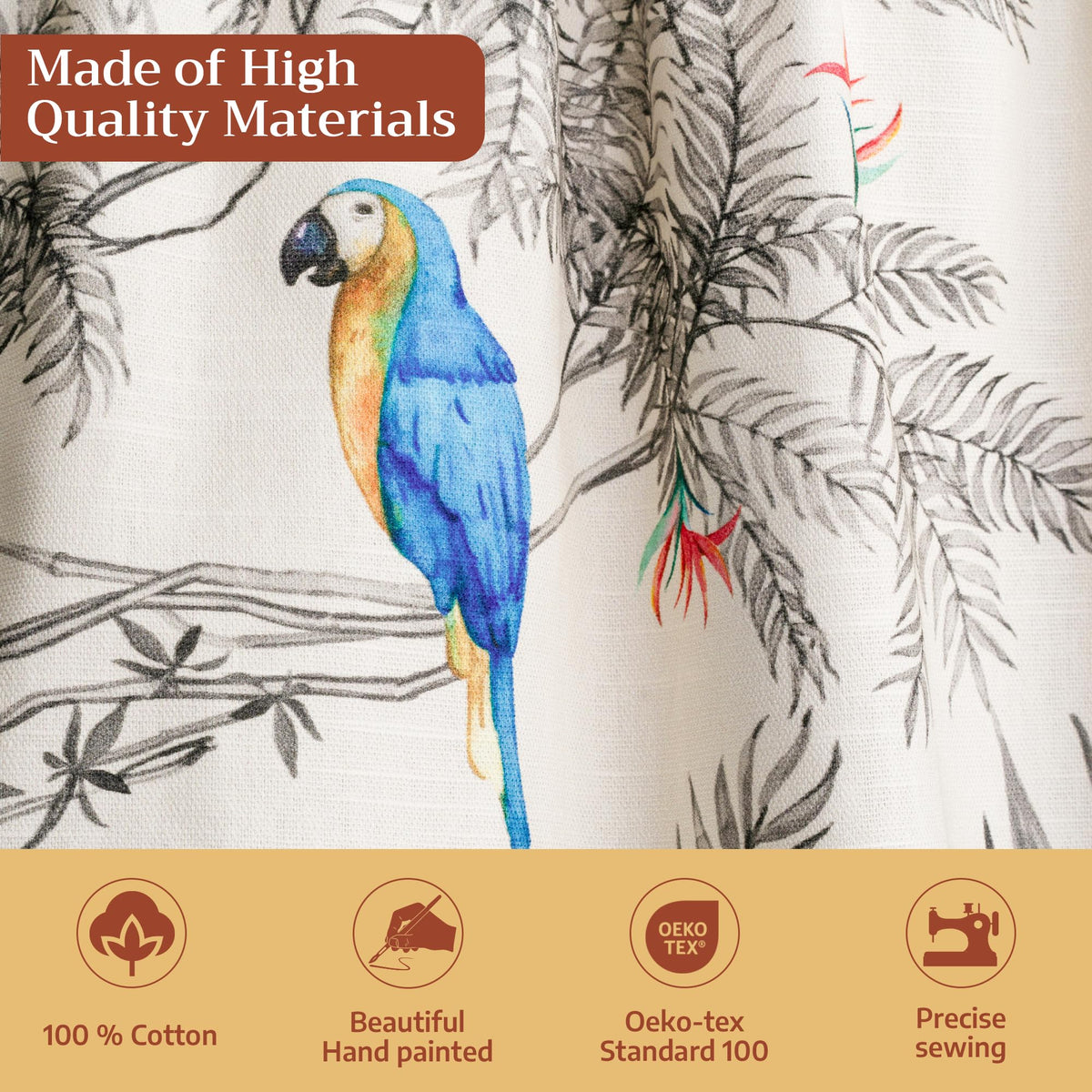 Amazonia Kitchen Curtains