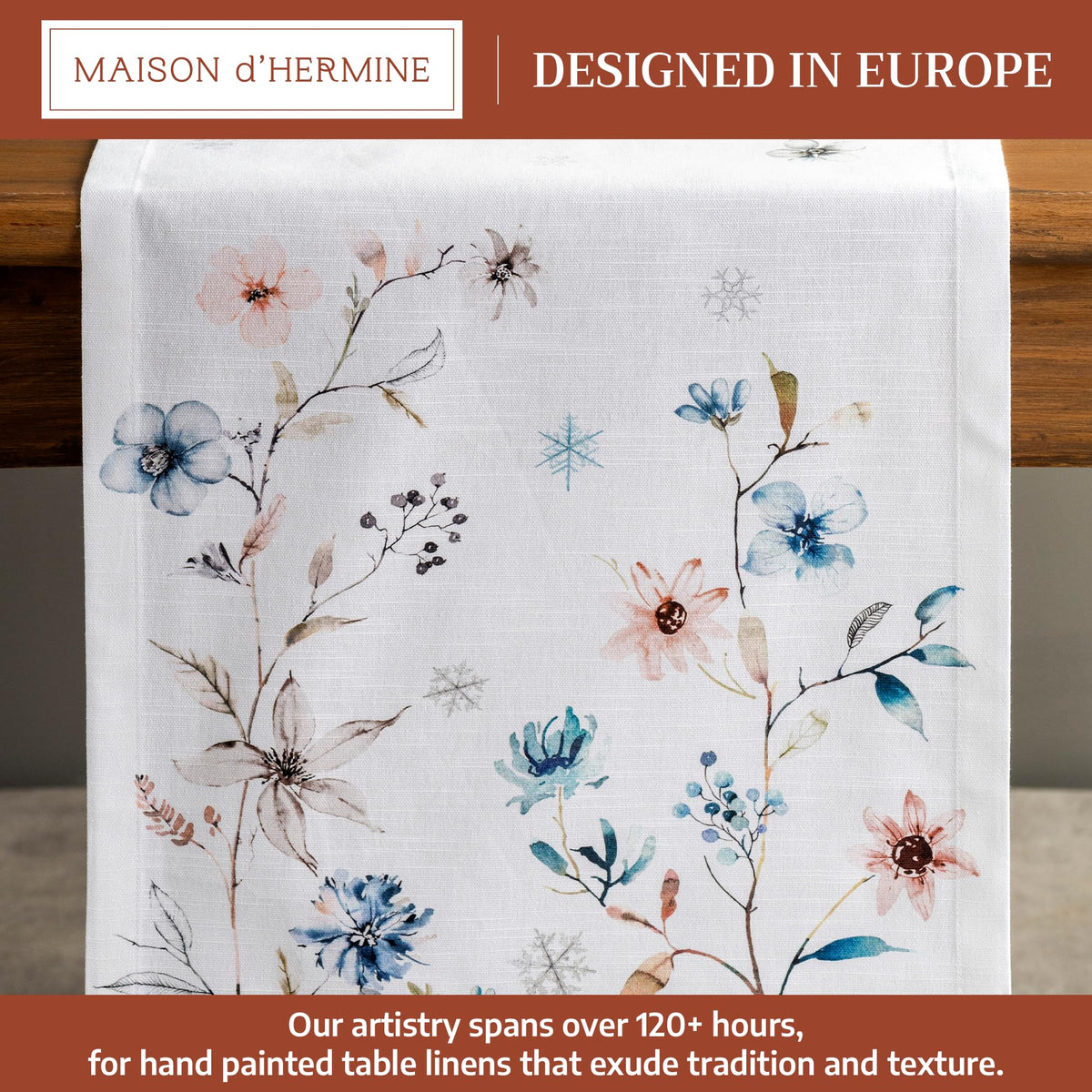 Ice Florals Table Runners