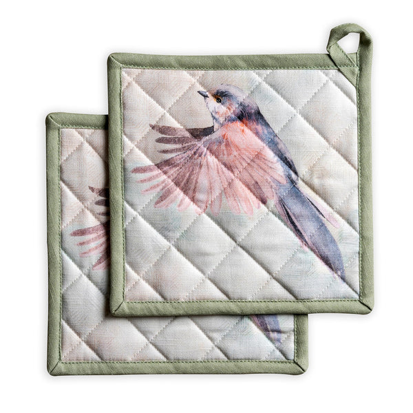 Flying Birds Pot Holders