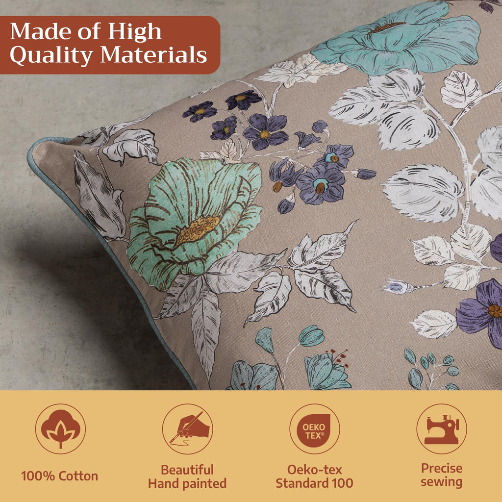 Clematis Throw Pillow Covers