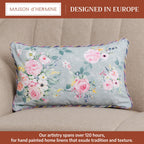 Sweet Rose Lavender Throw Pillow Covers