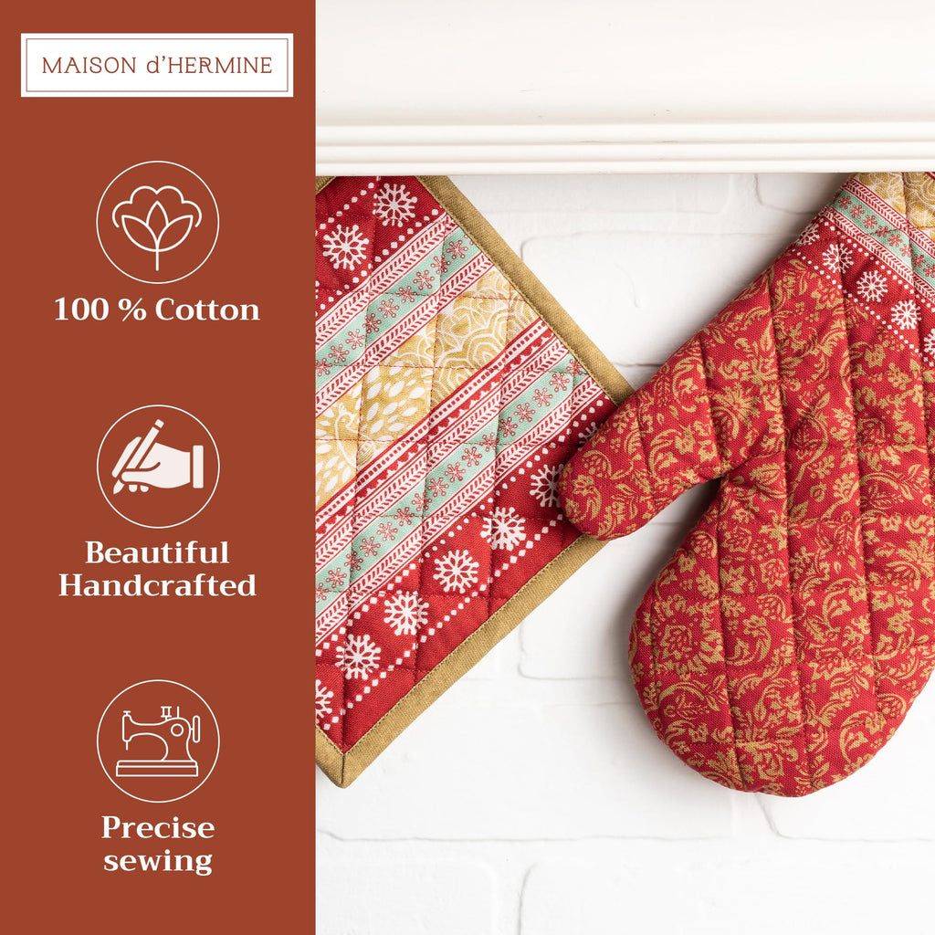 Sofia Oven Mitts + Pot Holders