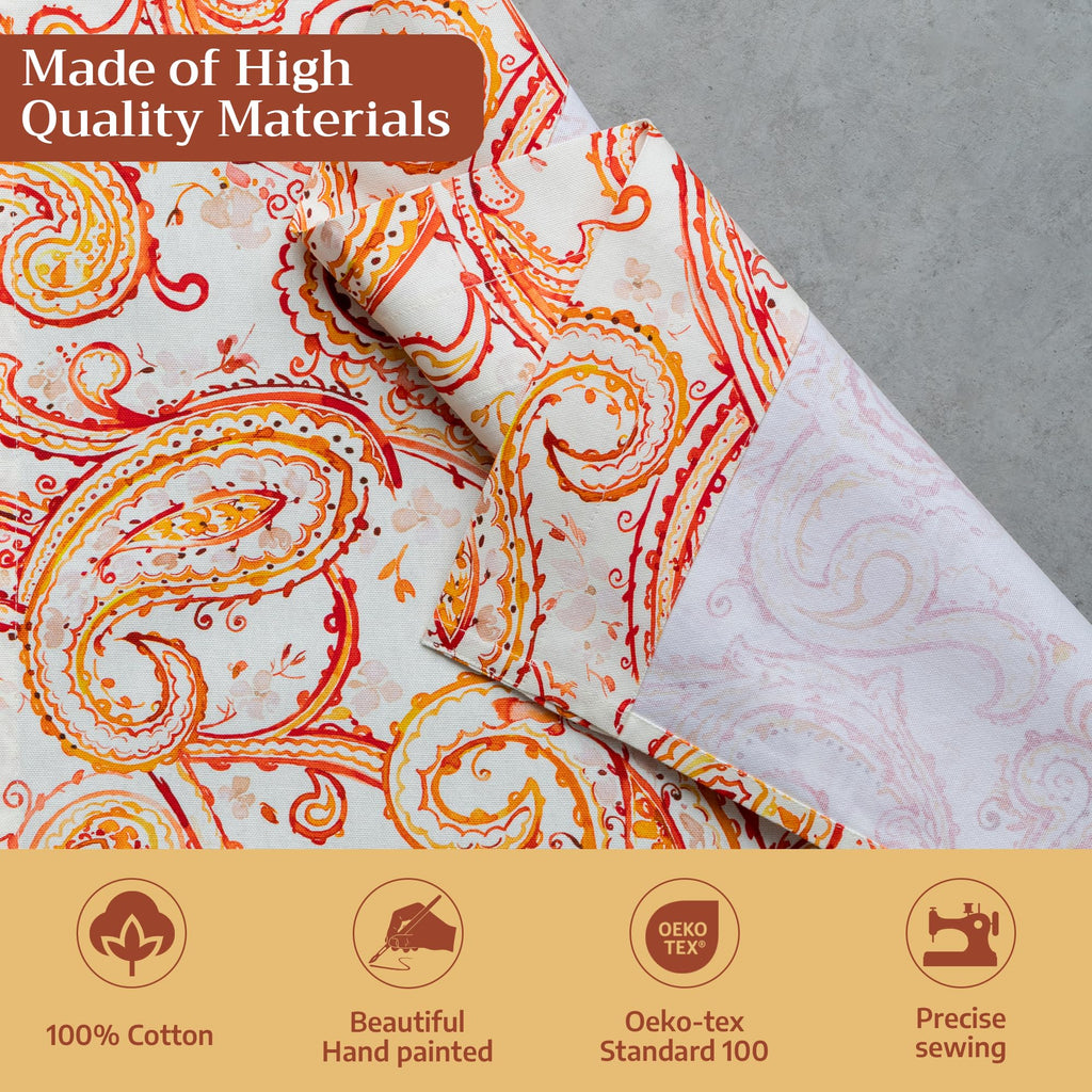 Palatial Paisley Kitchen Curtains