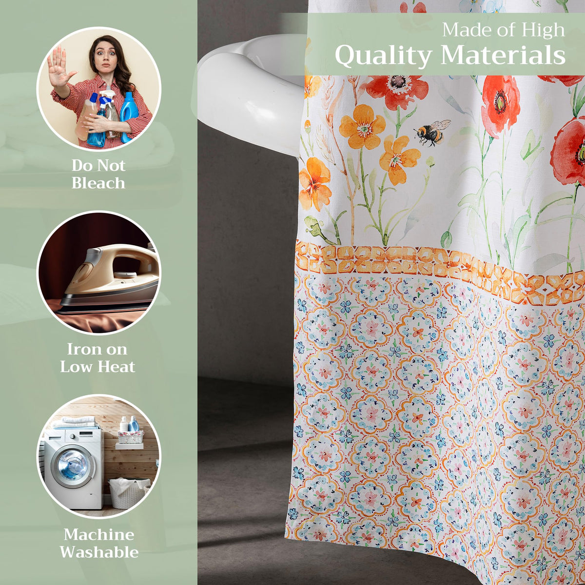 Summer Whisper Shower Curtains