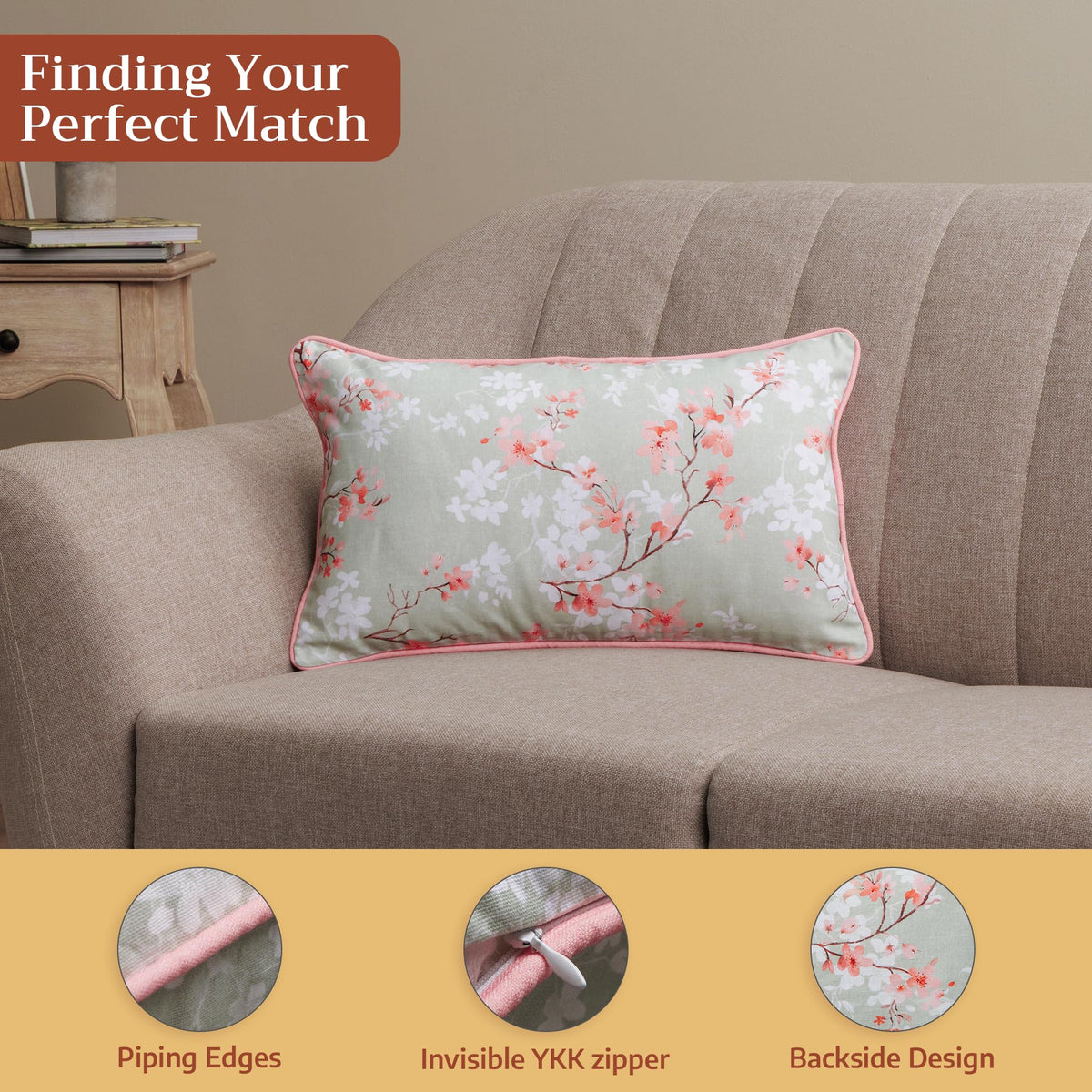 Blossoms In Spring Throw Pillow Covers