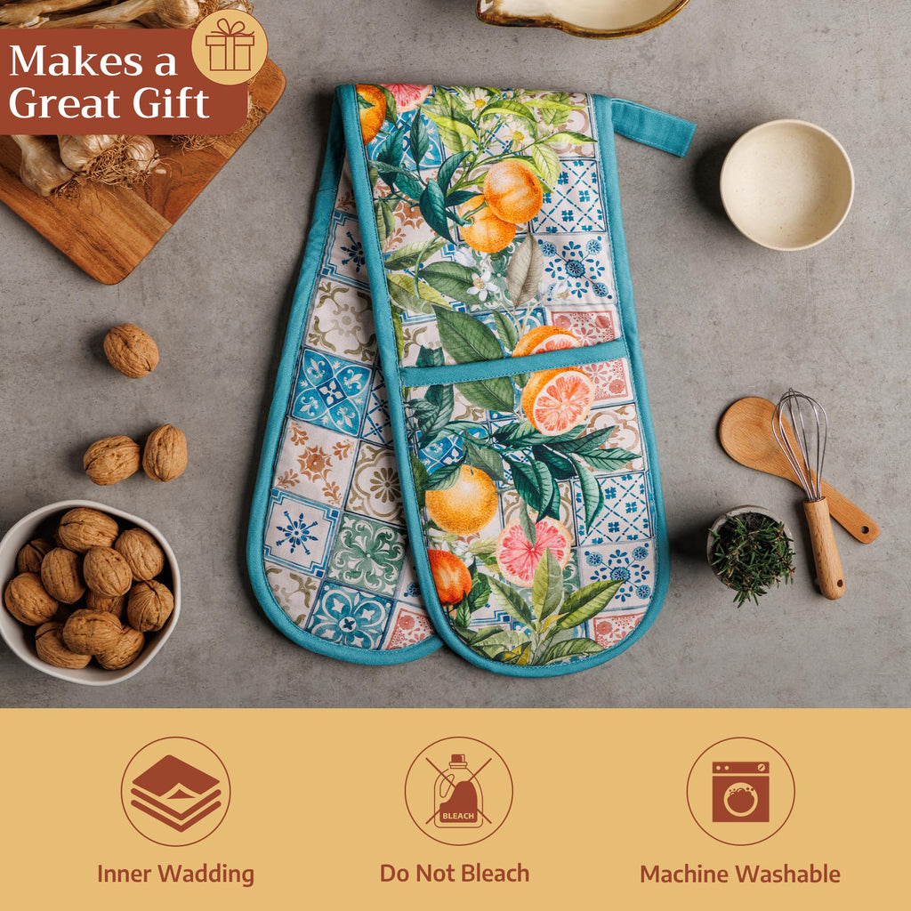 Agrume Double Oven Mitts