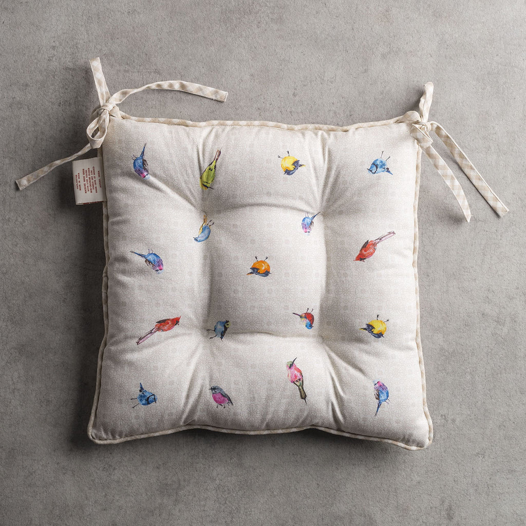 Birdies On Wire Chair Pads