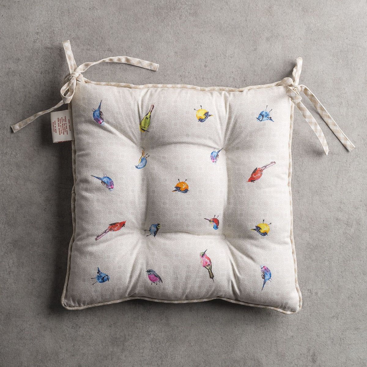 Birdies On Wire Chair Pads