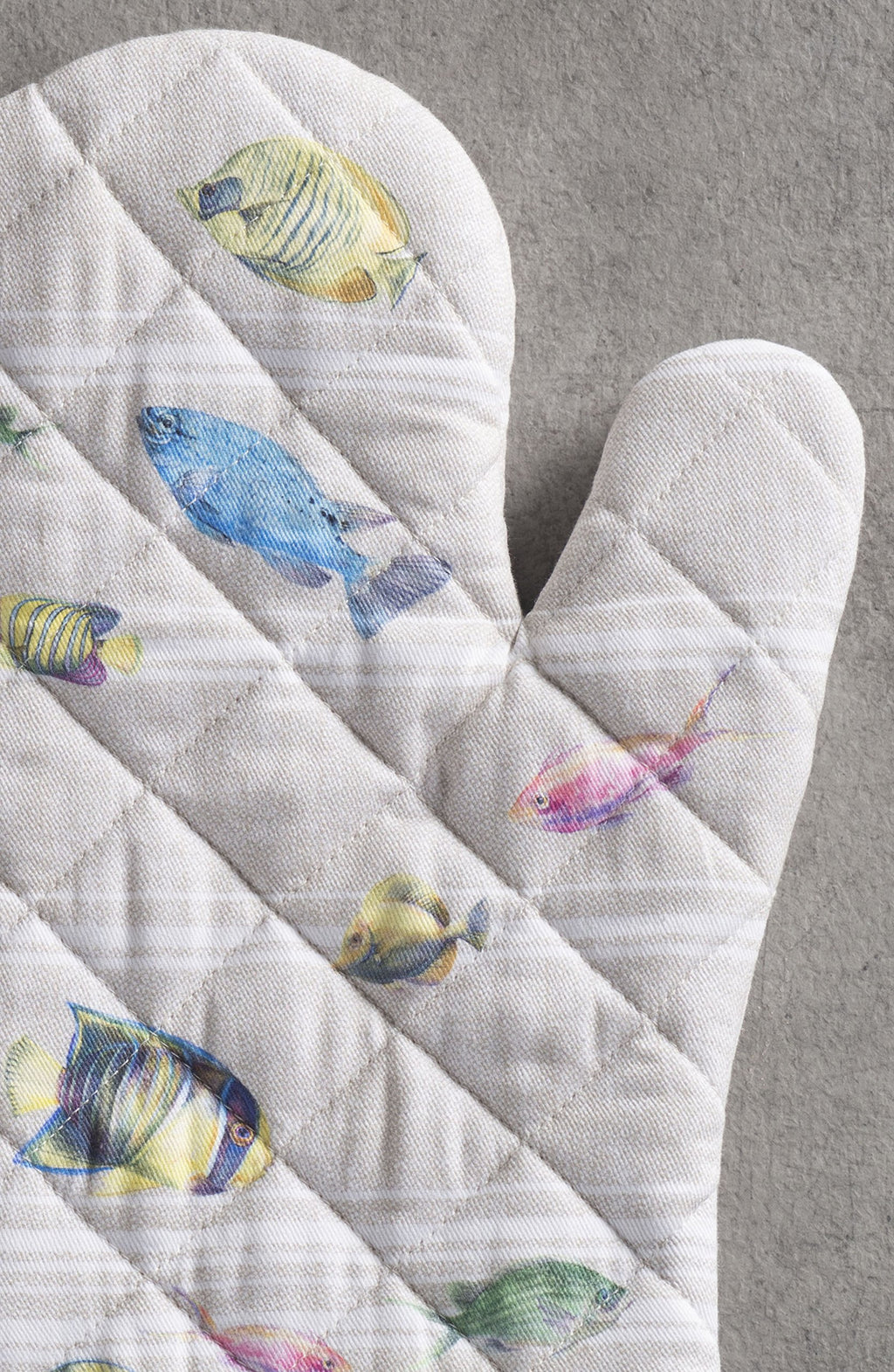 Poisson Oven Mitts