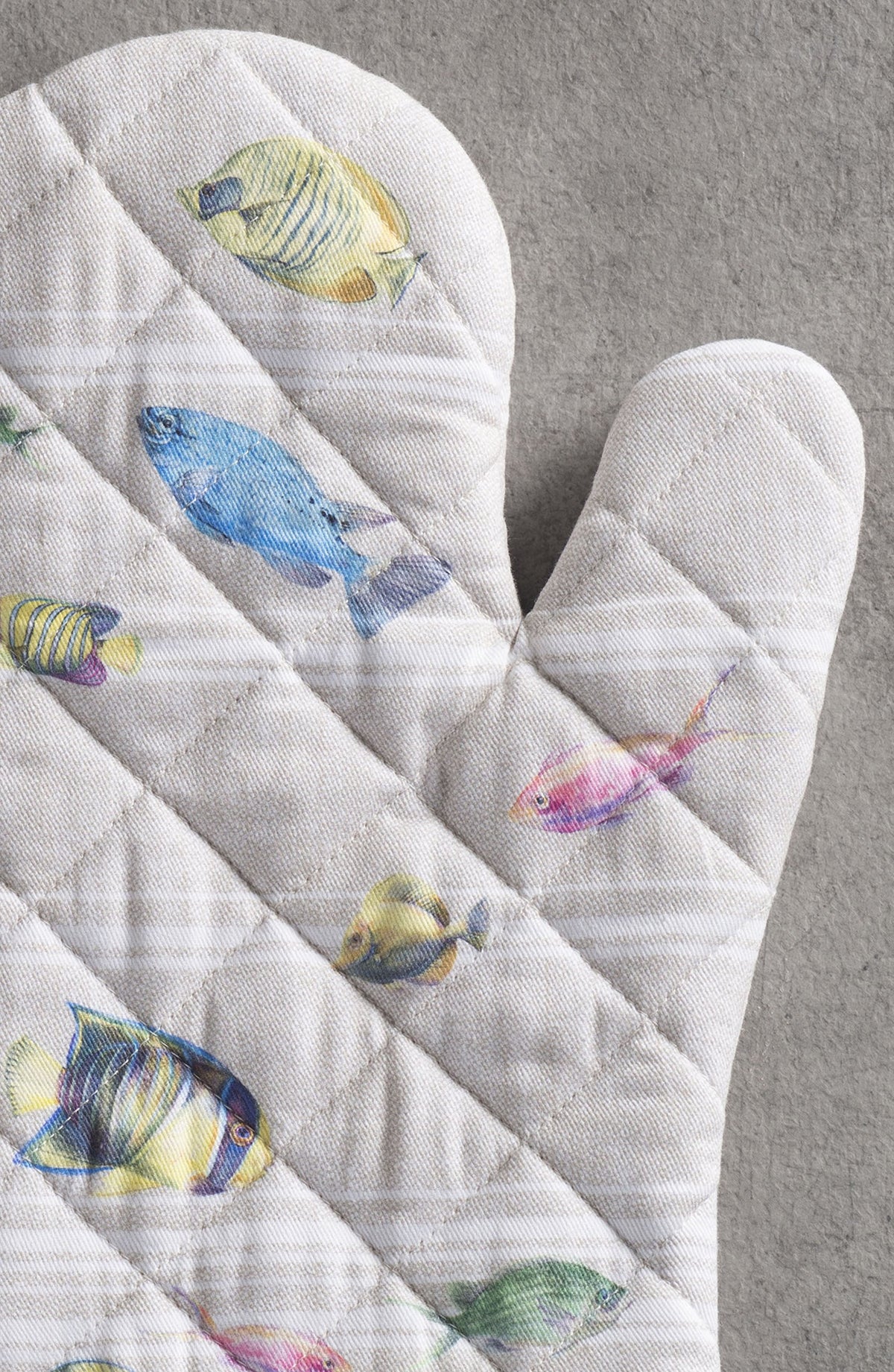 Poisson Oven Mitts