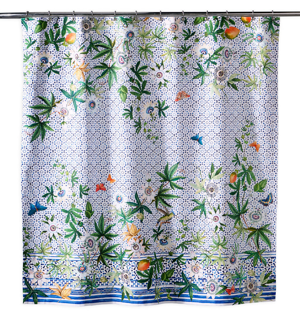 Passiflora Shower Curtains