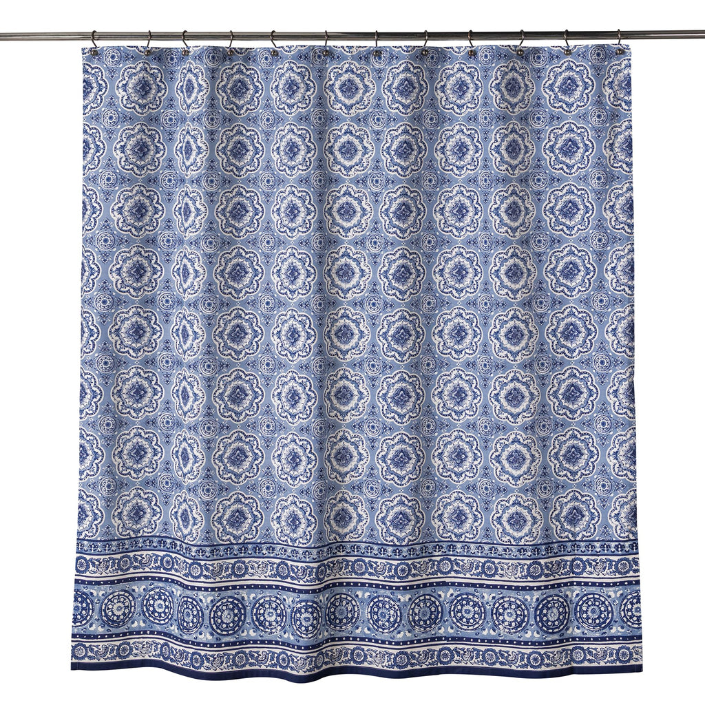 Melodie bleue Shower Curtains