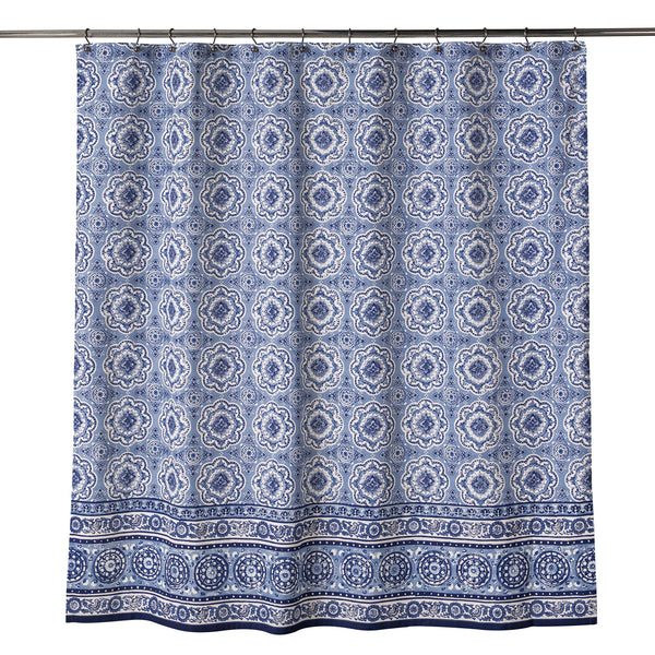 Melodie bleue Shower Curtains