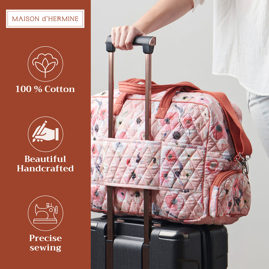Romantic Poppy Weekend Bags