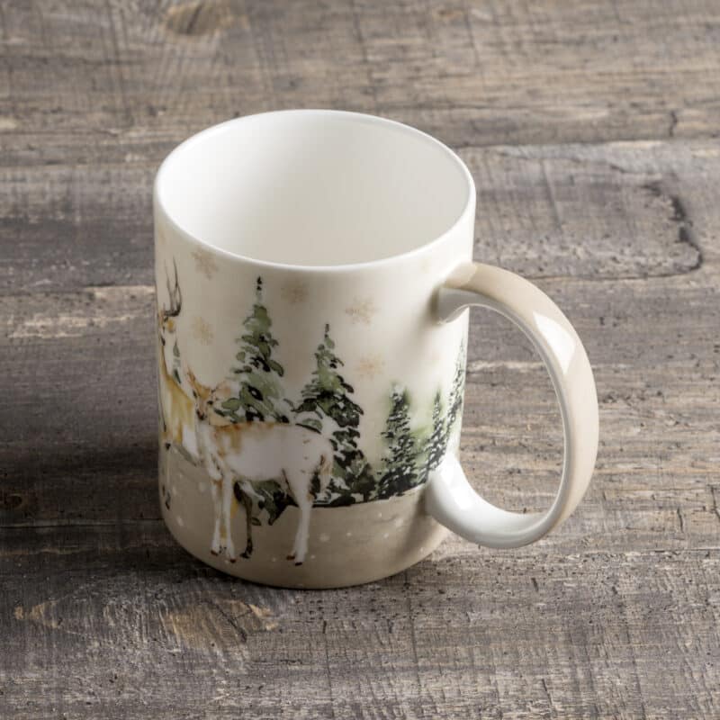Deer in the Woods - Forest Deer Single Mug