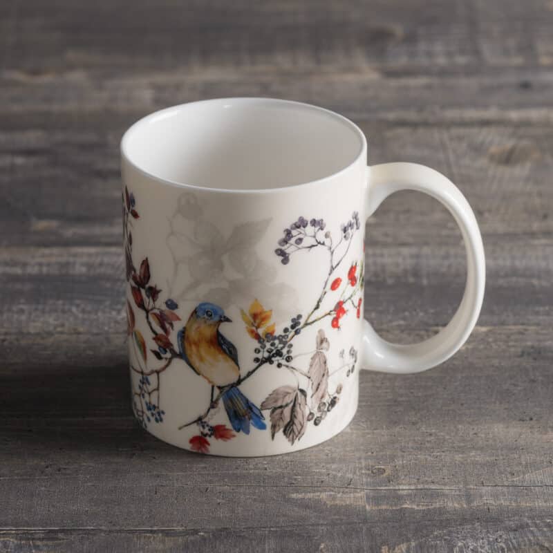 Equinoxe - Beige Sparrows Single Mug