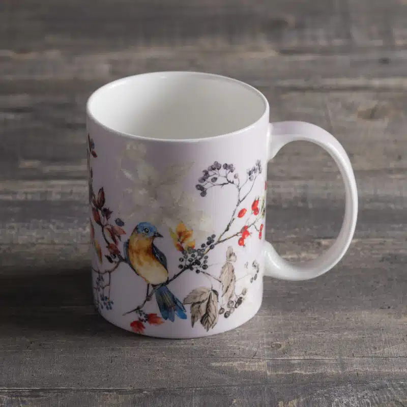 Equinoxe - Grey Sparrows Single Mug