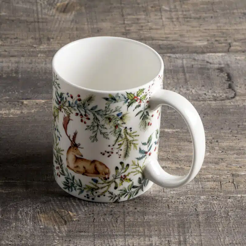 Holly Time - Cerf Mug