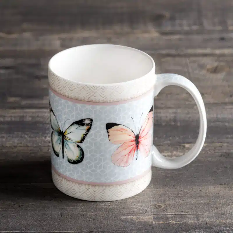 Blossom in Spring Butterfly Single Mug