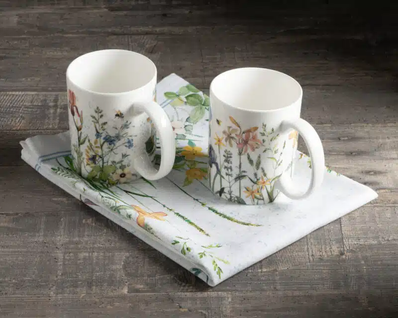Fleurs De Mai Pack of 2 Mugs