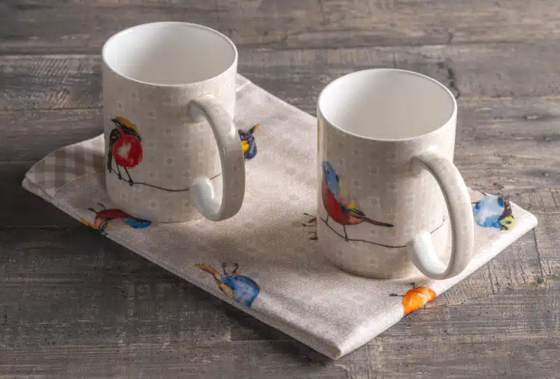 Birdies on Wire Pack of 2 Mugs