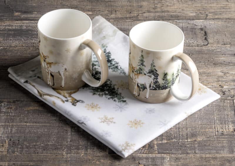 Deer in the Woods Pack of 2 Mugs