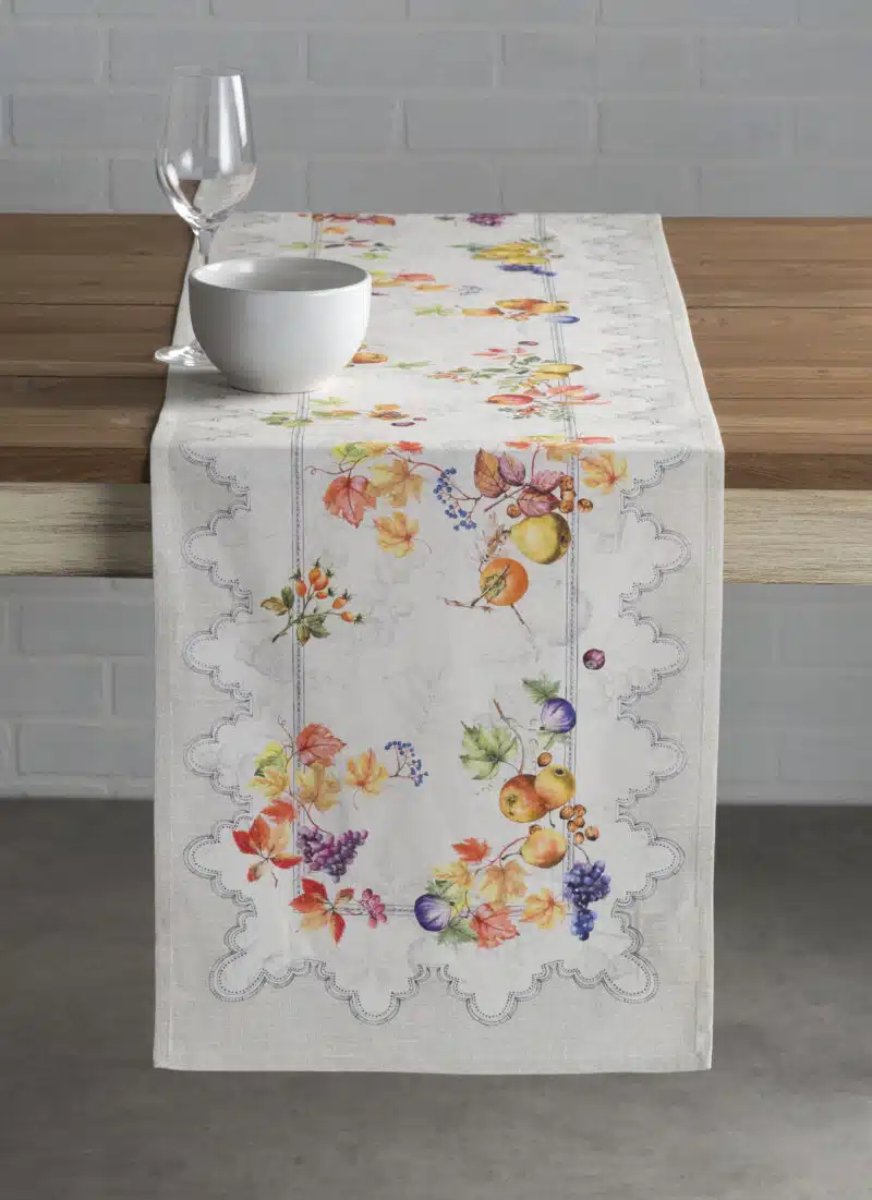Fruit D'hiver Table Runner - Single side