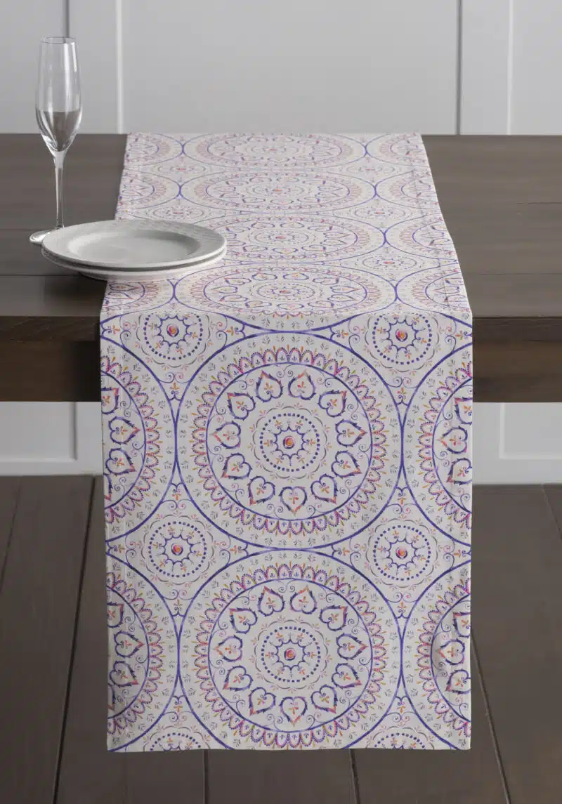 Mandala Table runner -  Double side