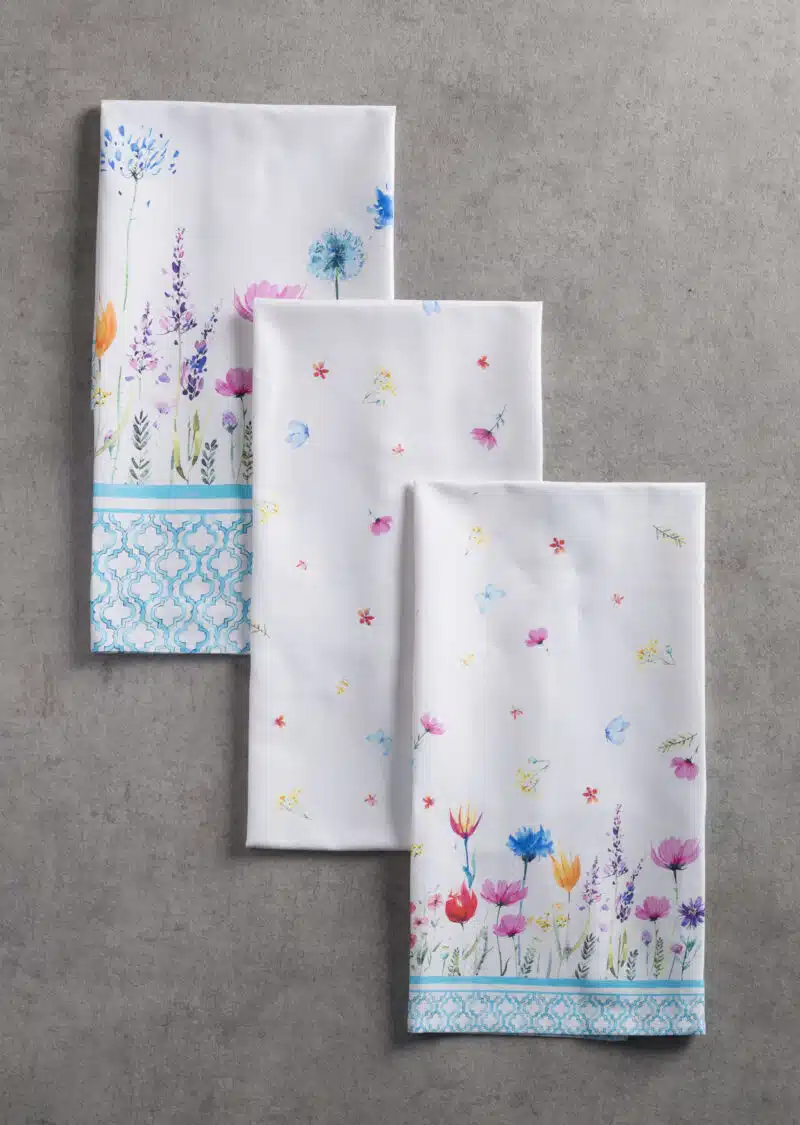 Flower In The Field Kitchen towel