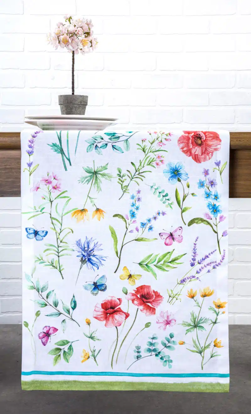 Just Floral Table Runner-Single Side