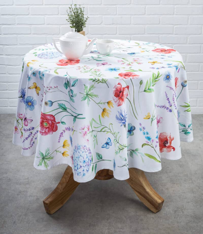 Just Floral Round Tablecloth
