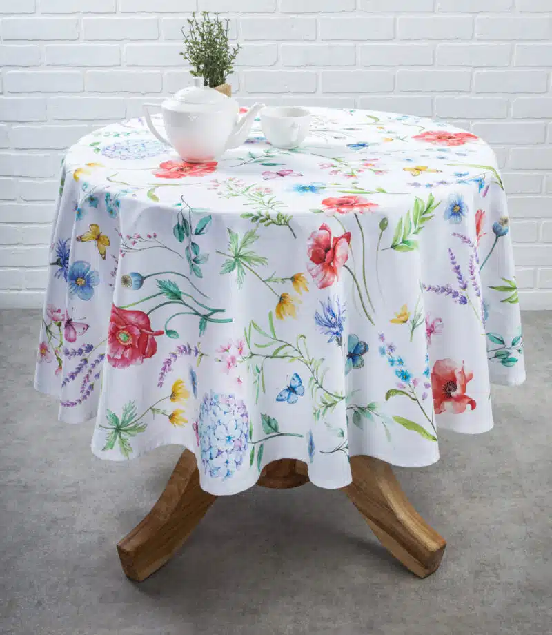 Just Floral Round Tablecloth