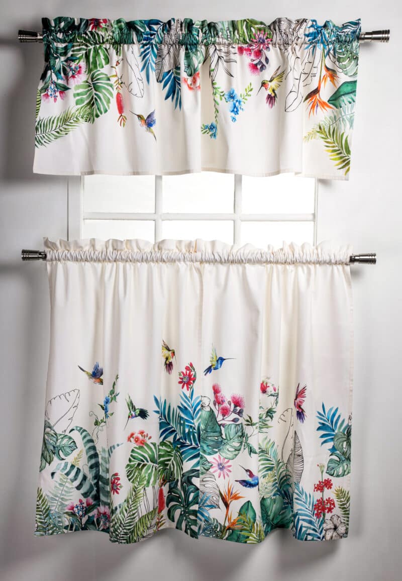 Tropiques Kitchen Curtain