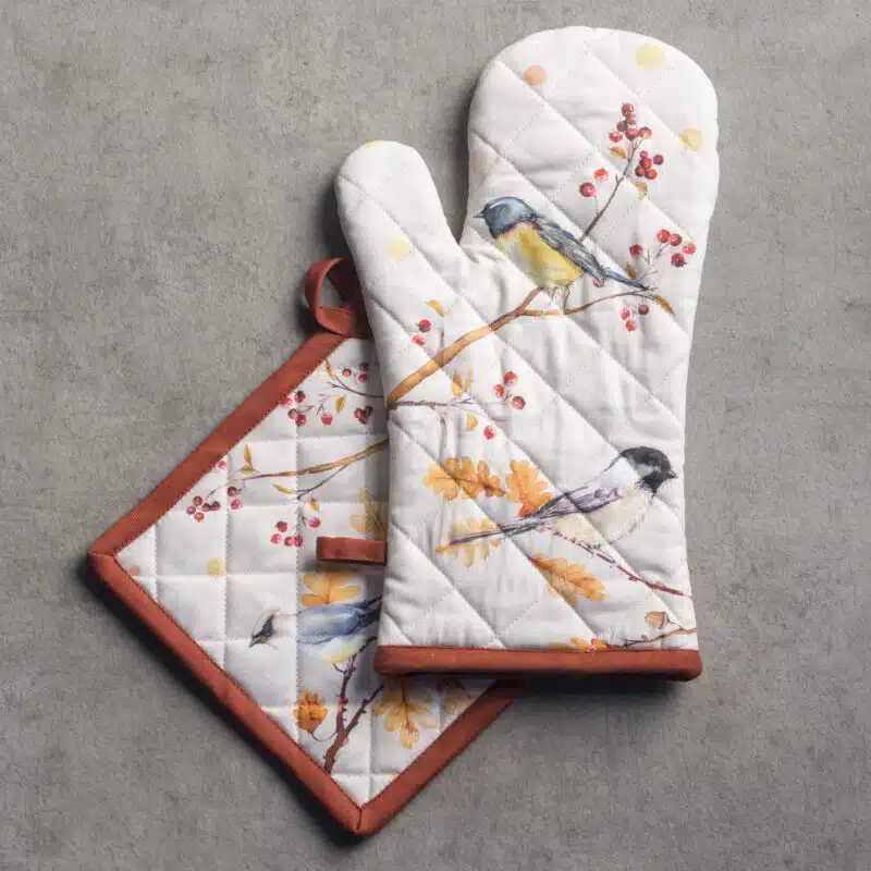 Oak Leaves Glove & Potholder