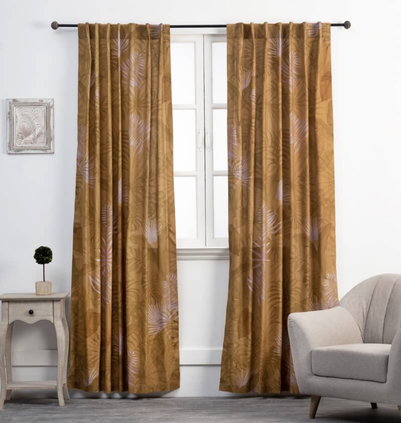 Creole Caramel Curtain